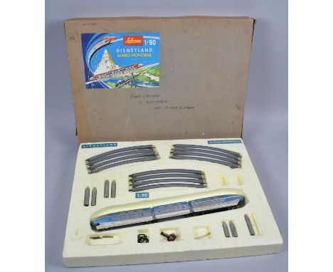 A Vintage Boxed Schuco Disneyland Monorail Set, Incomplete 