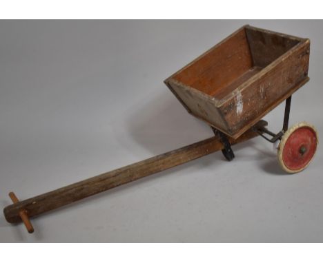 A Vintage Child's Handcart, 81cm Long 