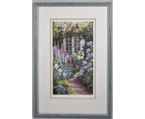 A Framed Limited Edition Andrea Bates Print, The French Window II, No.296/700, 33x18cm 