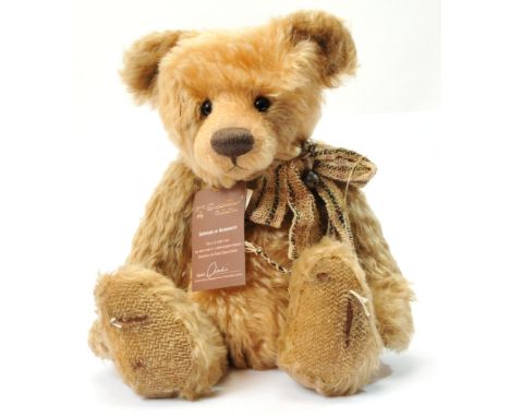 Charlie Bears Isabelle Collection Miming panda bear, SJ 3654, LE 96/100, 2008, blonde and light brown mohair, complete with s