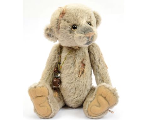 Charlie Bears Isabelle Collection Dibble teddy bear, SJ 5030, LE 169/400, 2012, grey mohair, with swing label certificate, Ne