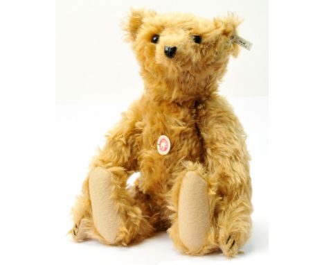 Steiff 35PB Barle Teddy replica 1904, white tag 404108, LE 6000, 1991 / 1992, light cinnamon mohair, string jointed, chest ta