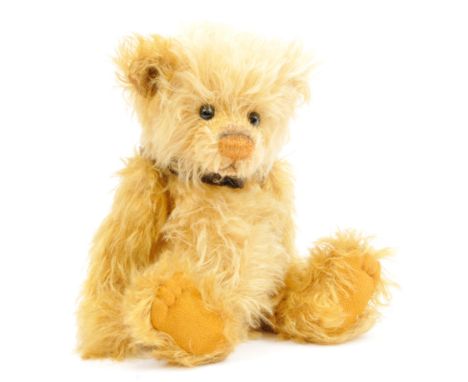 Charlie Bears Isabelle Collection Vanilla Slice teddy bear, SJ 3969 WW, LE 62/200, blonde and golden mohair, with swing label