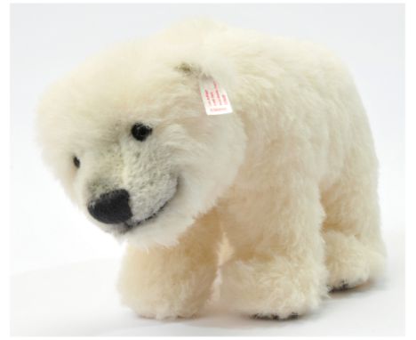 Steiff Knut Masterpiece Polar Bear, white tag 036996, LE 3000, white alpaca, double jointed neck, chest tag, certificate, Nea