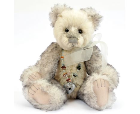 Charlie Bears Isabelle Collection Eilish teddy bear, SJ 4603, LE 387/400, 2010 UK Exclusive, designed by Isabelle Lee, grey w