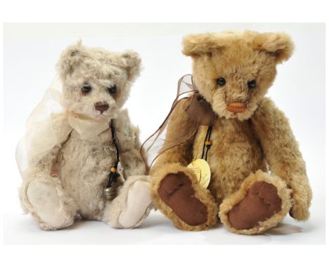 Charlie Bears pair: (1) Charlie Bears Samara teddy bear, CB 094328, 2010, LE 166/450, designed by Isabelle Lee and Charlie, p