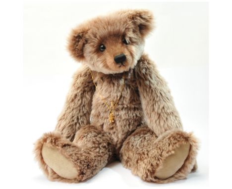 Bears Bits Mondi artist teddy bear by Jean and Bill Ashburner, LE /6, made for Arundel Teddy Bears, cinnamon mohair with blon