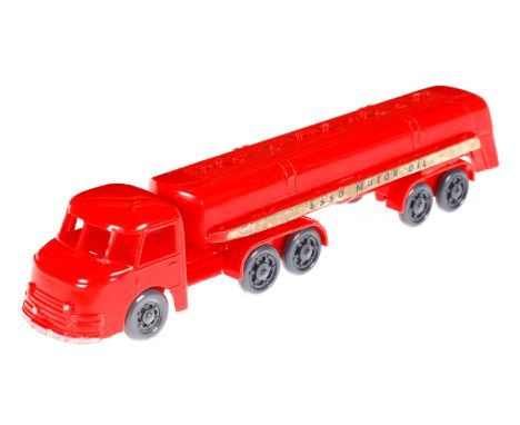 Wiking Esso Tank-LKW, rot/weiß, LS, Alterungsspuren