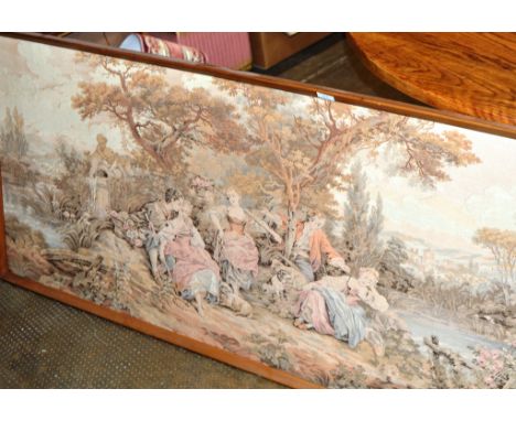 LARGE FRAMED TAPESTRY DISPLAY    