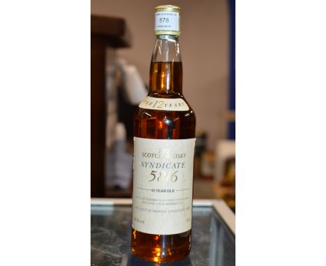 THE SCOTCH WHISKY SYNDICATE 58/6 12 YEAR OLD SCOTCH WHISKY - 70CL, 40% VOL    