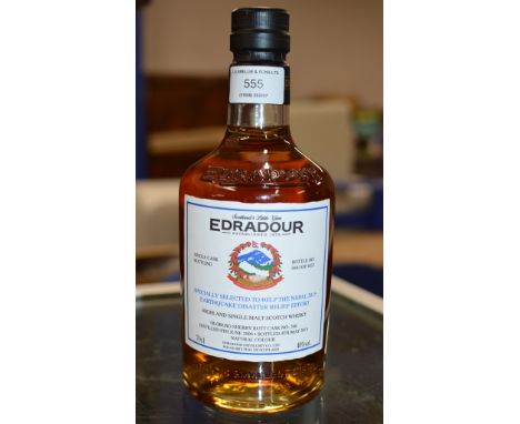 EDRADOUR 2006 SINGLE CASK / NEPAL 2015 EARTHQUAKE HIGHLAND SINGLE MALT SCOTCH WHISKY, BOTTLE NUMBER 0443/1033, 70CL, 40% VOL 