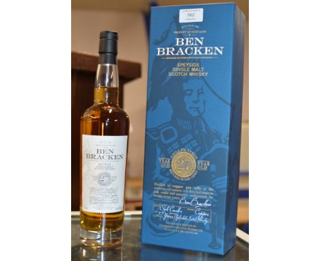 BEN BRACKEN 1989, 27 YEAR OLD SPEYSIDE SINGLE MALT SCOTCH WHISKY, WITH PRESENTATION BOX - 70CL, 40% VOL    