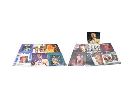 David Bowie LP vinyl records, thirteen including Tin Machine II; Falling UP Through the Years; Noise Angel; The Collector ser