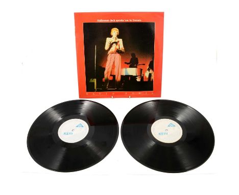 David Bowie LP two vinyl record set, Halloween Jack Spooks 'em in Toronto, unofficial release, DB 1972, Kero label, recorded 