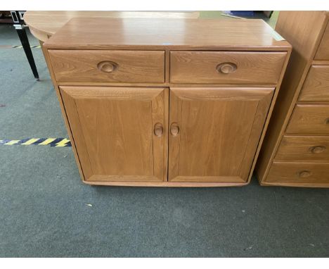 Ercol sideboard cupboard, 93cm high x 104cm w x 43cm depth 