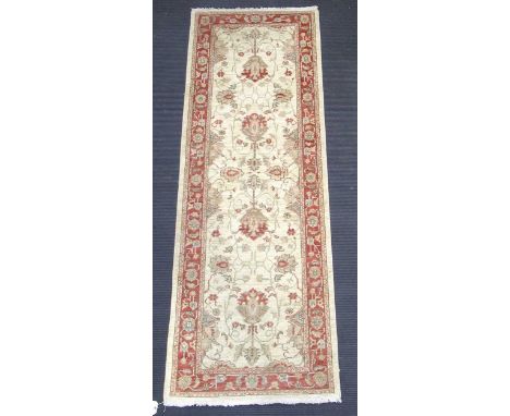 A Zeigler runner, 245 x 84cm