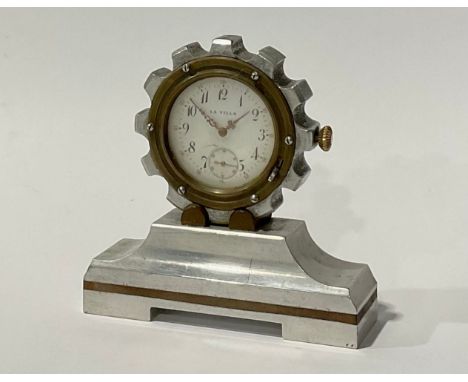 An Industrial Art Deco clock, La Villa 