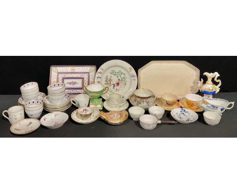 A Royal Worcester blush ivory cup and saucer, decorated with flowers, shaped rims, printed mark in puce, date code for 1900; 