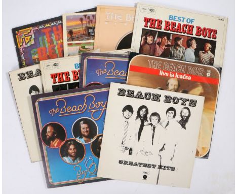 11 x Beach Boys LPs to include Love You (K54087). L.A. (Light Album) (CRB 86081). M.I.U. Album (K54102).