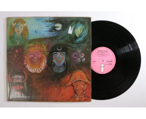 King Crimson - In The Wake Of Poseidon LP (ILPS 9127). Textured gate fold sleeve, pink labels.