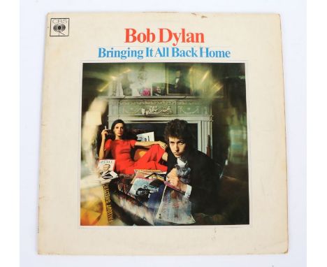 Bob Dylan - Bringing It All Back Home (BPG 62515). first UK mono pressing. Matrix Nos : 62515-1A1/2B1.Vinyl : VG. sleeve : G/