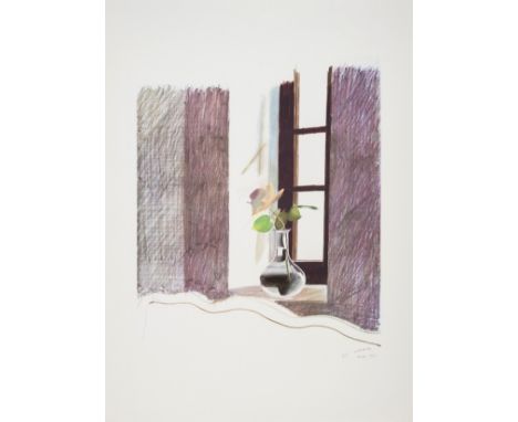 David Hockney (b.1937) after.Le Nid De DucOffset lithograph printed in colours, 1971, on wove paper, with full margins, sheet