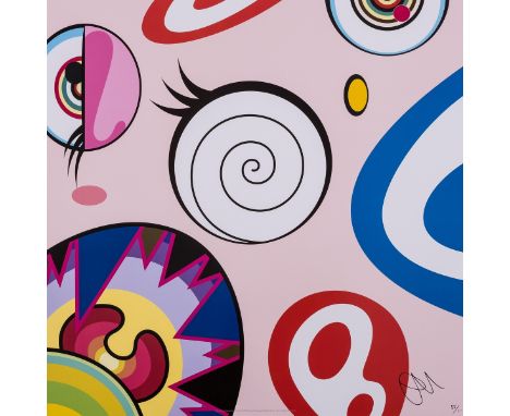 Takashi Murakami (b.1962)We Are the Square Jocular Clan #5Offset lithograph printed in colours, 2018, signed in black ballpoi