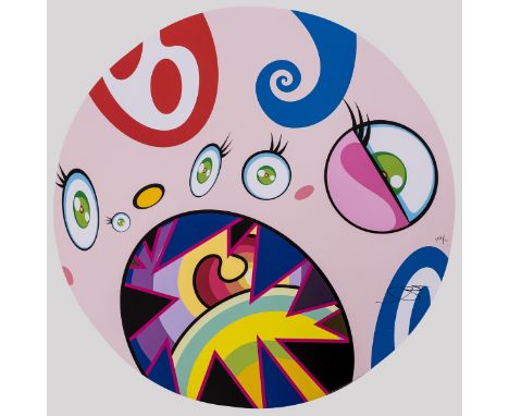 Takashi Murakami (b.1962)We Are the Jocular Clan #3Offset lithograph printed in colours, 2018, signed in black ballpoint pen,