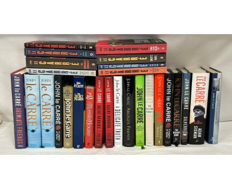 John Le Carre: A quantity of hardback First Edition books from the UK &amp; USA to include The Little Drummer Girl 1983, The 