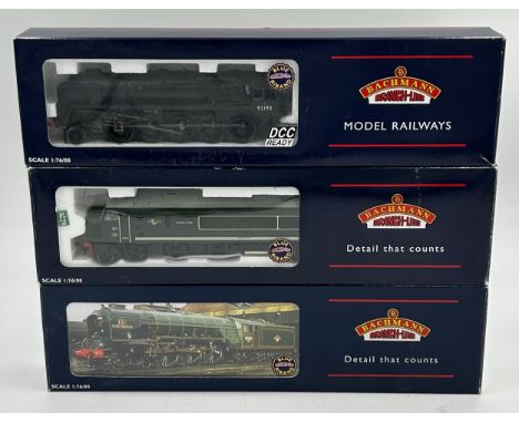 Bachmann Class A1 60158 Aberdonian BR green l/crest 32-551, Class 44 diesel D1 Scafell Pike BR green 32-650, 9F 2-10-0 standa