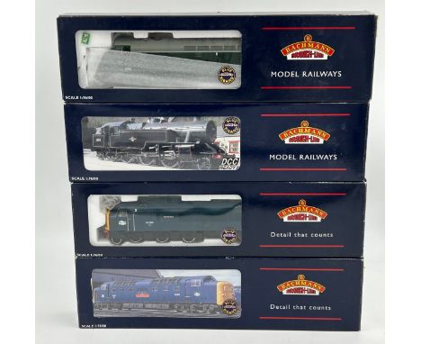 Bachmann Class 55 Deltic 55 002 The Kings Own Yorkshire Light Infantry BR green 32-525A, Class 44 diesel 44 008 Penyghent BR 