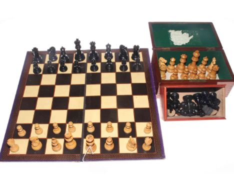 Two boxed chess sets, Chad Valley