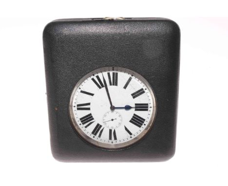 Oversize pocket watch in easel case