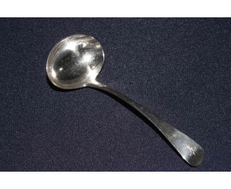 Georgian silver ladle, Peter William Bateman, London 1811