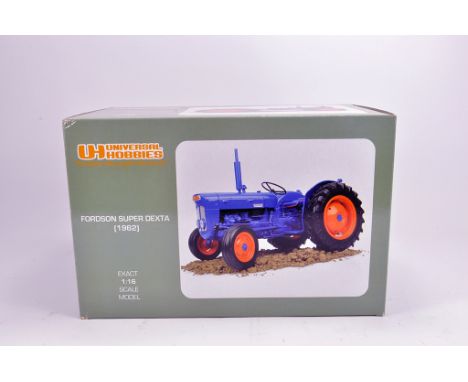 Universal Hobbies 1/16 Fordson Dexta 1962 Tractor. M in Box (Box has some slight nicotine staining.)