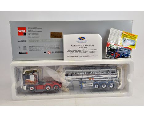 WSI 1/50 Truck - Search Impex Limited Edition - DAF XF105 Superspace (6x2) tractor with three axle tanker trailer - James CC 