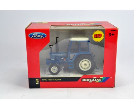 Britains 1/32 Ford 7600 Tractor. M in Box (Box has some slight nicotine staining.)