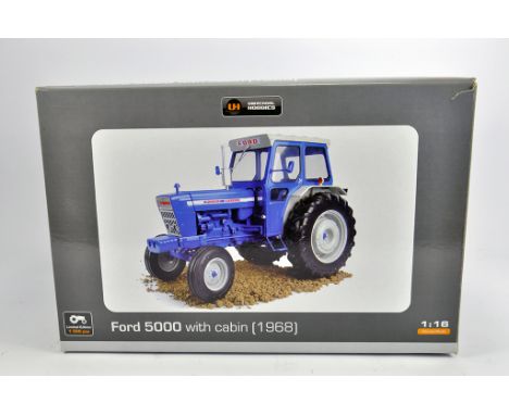 Universal Hobbies 1/16 Ford 5000 Tractor. M in Box (Box has some slight nicotine staining.)