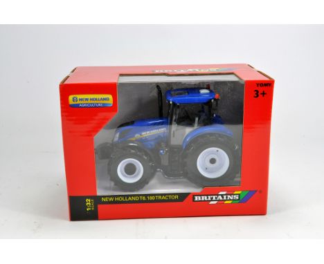 Britains 1/32 New Holland T6.180 Tractor. M in Box (Box has some slight nicotine staining.)