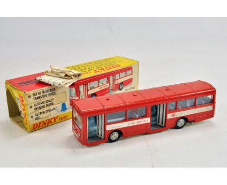 Dinky No.283 Single Decker Bus Red Arrow. VG/E in F Box.