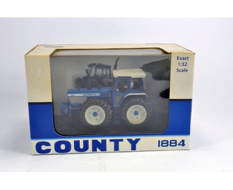 Universal Hobbies 1/32 County 1884 Tractor with Super Q Cab. M in Box (Box has some slight nicotine staining.)