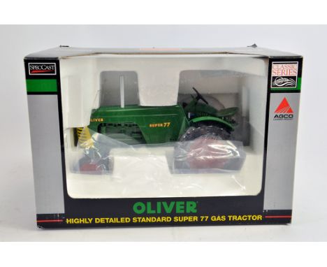 Spec Cast 1/16 Oliver Super 77 Gas Tractor. NM to M in Box.