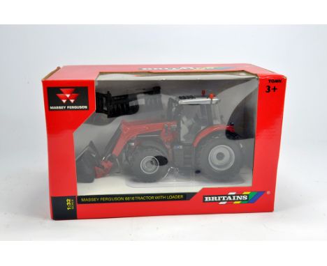 Britains 1/32 Massey Ferguson 6616 Tractor with Loader. M in Box (Box has some slight nicotine staining.)