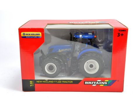 Britains 1/32 New Holland T7.220 Tractor. M in Box (Box has some slight nicotine staining.)