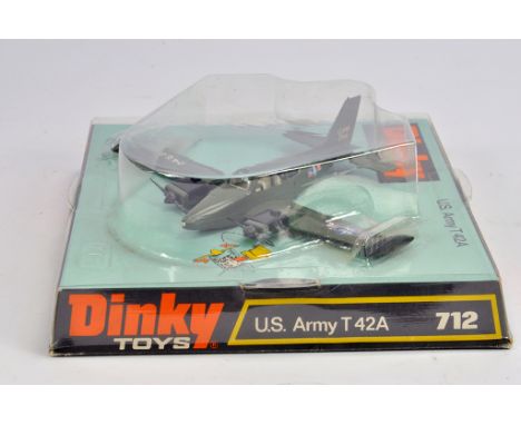 Dinky Toys No. 712 US Army T42A Aircraft. NM to M in E Bubble Packaging.