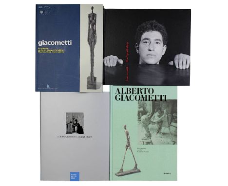 Vier Bücher zu Alberto Giacometti: Müller, Markus Hrsg. "Alberto Giacometti Meisterwerke aus der Fondation Maeght", Hirmer Ve