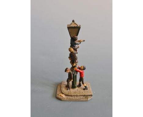A Studio Art hand painted metal figure group by Tom Dodson, titled ‘Memories’, signed to base limited edition of 70, approx. 