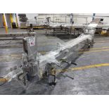 A&B PACKING WFSP180CIDA DE-NESTER W/ CLAMSHELL CONVEYOR FOR EVOLUTION WEIGHT FILLER