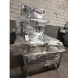 A&B PACKING CLABD0806 DUAL LABELER APPLICATOR W/ CLAMSHELL CONVEYOR