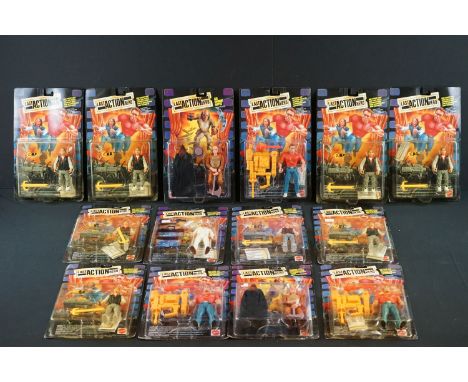 14 Carded Mattel The Last Action Hero figures to include 3 x Jack Slater, 8 x Danny, 2 x Axe Swinging Ripper and Evil Eye Ben